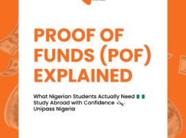 Proof of funds for student visa
